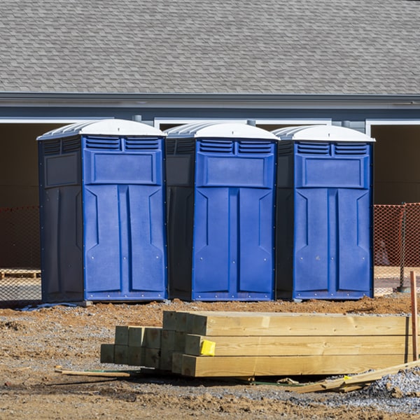 are there any restrictions on where i can place the porta potties during my rental period in Moriah